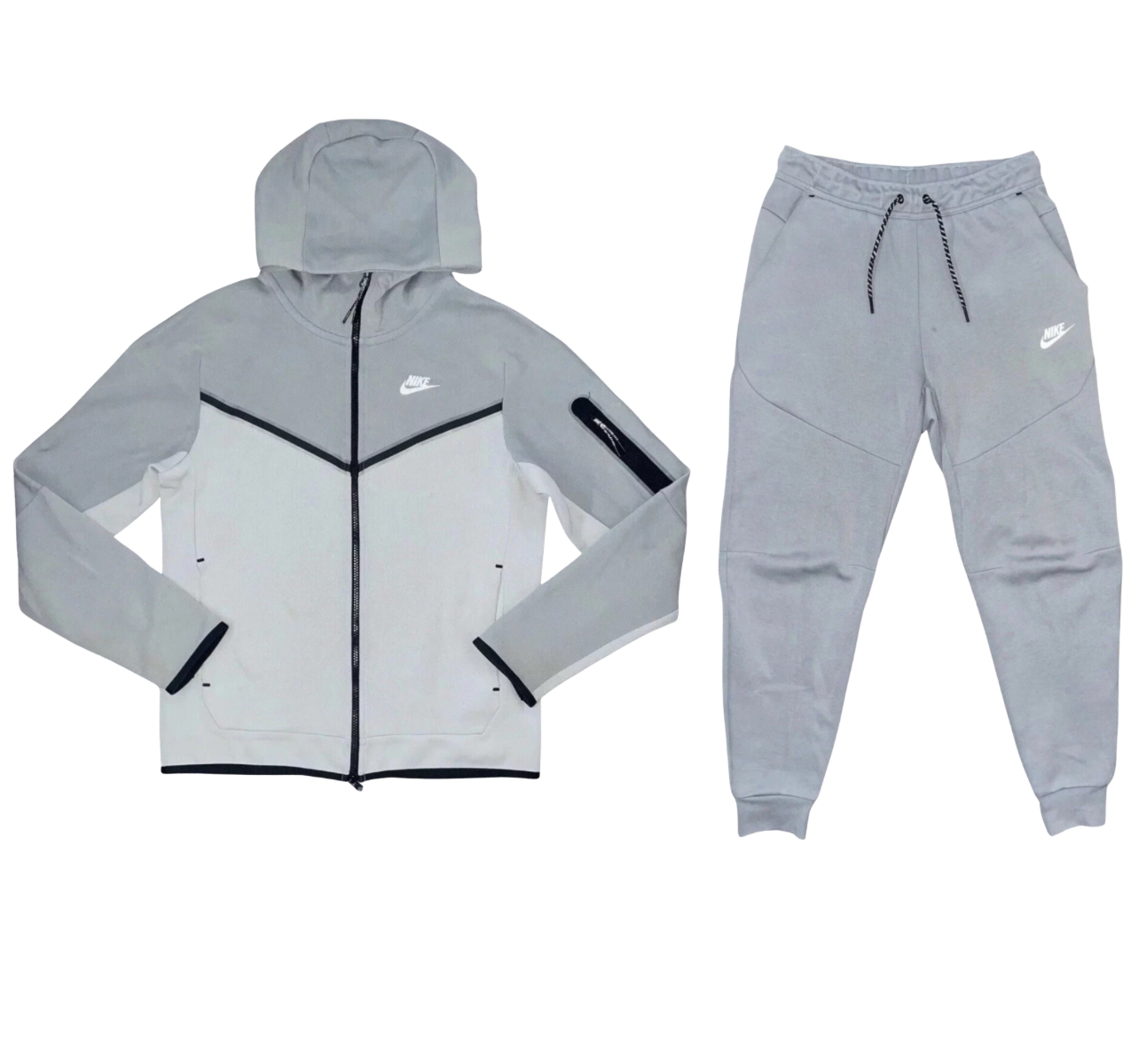 Nike Tech Fleece Tracksuit - Particle Grey - Light Grey/Grey