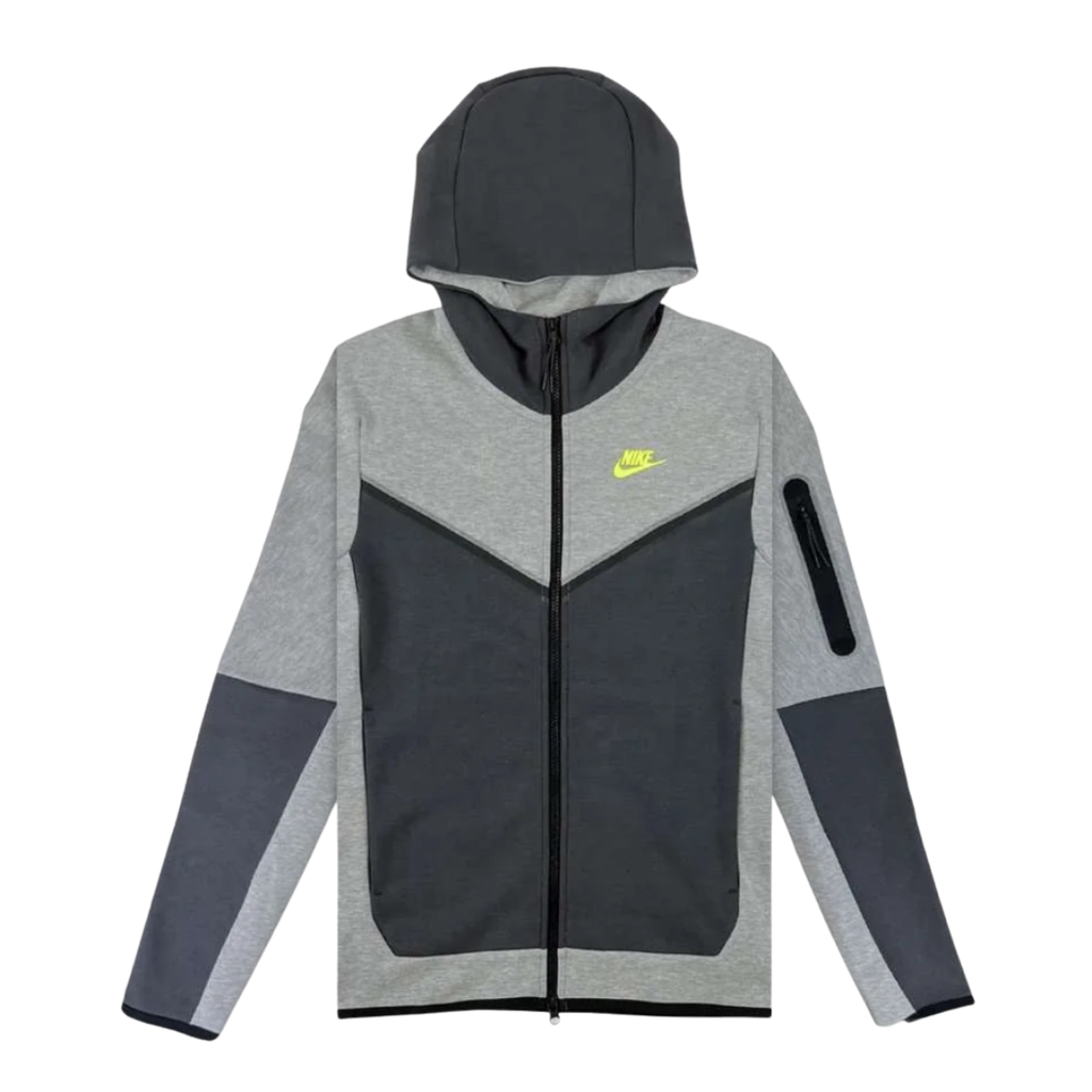 Nike Tech Fleece Tracksuit - Grey/Anthracite/Volt